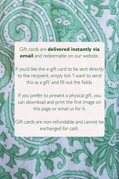 LexyLondon Gift Card